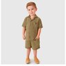 02 conjunto menino camiseta e bermuda texturizado carinhoso verde musgo 6