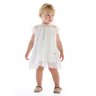 01 vestido bebe menina pedrarias tule kiki xodo off white g
