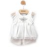 01 conjunto menina blusa tule bordado e short kiki xodo branco 3