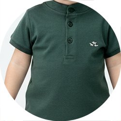 01 conjunto camiseta e bermuda menino linho fbr verde 3