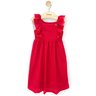 03 vestido menina laise babado menina anjo vermelho 16