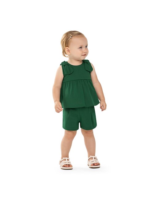 06 conjunto menina regata e short tricoline laco coloritta off white m