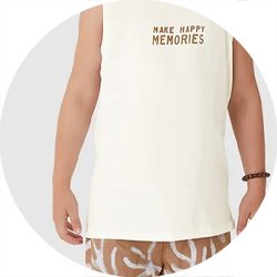 01 conjunto menino regata e bermuda tactel coqueiro carinhoso coral 10