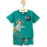 05 pijama menino camiseta e bermuda cachorrinho brilha no escuro angero branco 10