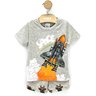 01 pijama menino camiseta e bermuda space brilha no escuro angero azul 10