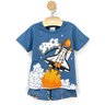 04 pijama menino camiseta e bermuda space brilha no escuro angero azul 10