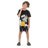 06 pijama menino camiseta e bermuda space brilha no escuro angero azul 10