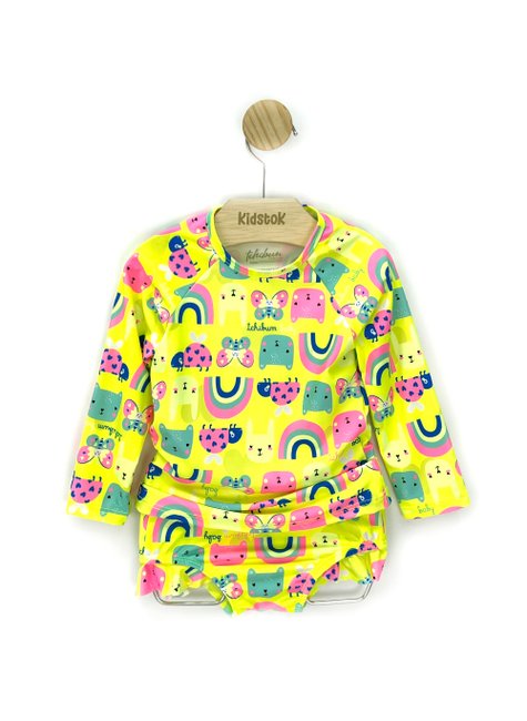 02 conjunto menina protecao uv coelho kamylus rosa 2