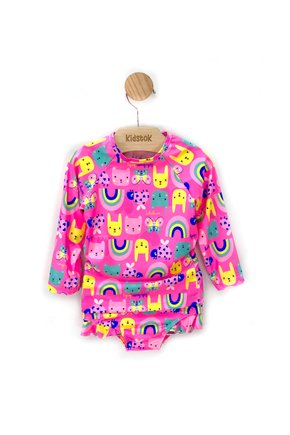 03 conjunto menina protecao uv coelho kamylus rosa 2