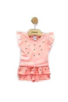 06 conjunto menina blusa e short saia waffle floral brandili off white 2