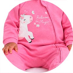 04 macacao bebe menina cotton cavalinho kiko baby rosa claro g