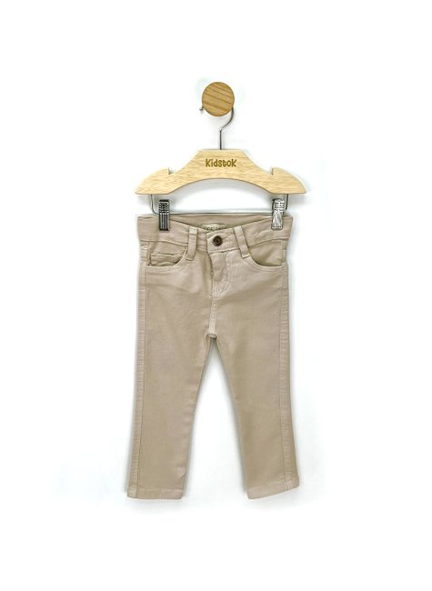 03 calca menino sarja botao kidstok bege 4