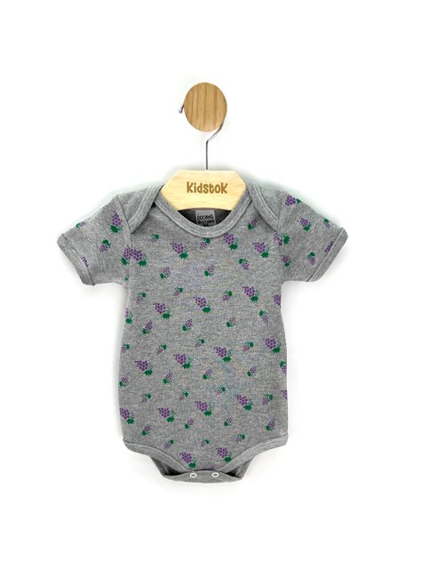 01 body bebe menina manga curta uva kidstok baby cinza m