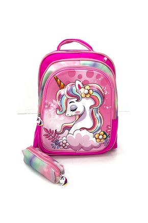 02 mochila menina escolar unicornio kidstok