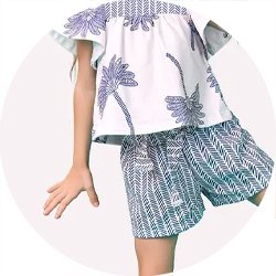 04 conjunto menina blusa e short coqueiros nanai branco 6