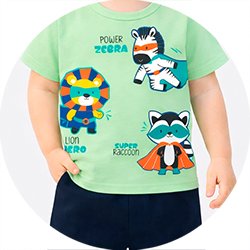 01 conjunto menino camiseta e bermuda moletinho safari herois kyly amarelo p