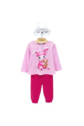 Pijama Menina c/ M&aacute;scara Coelho Brilha no Escuro - Kyly