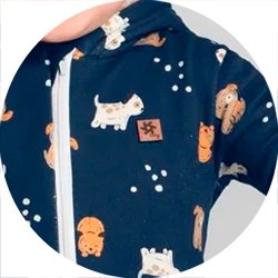 06 macacao bebe menino moletom flecee cachorrinhos brandili azul marinho g