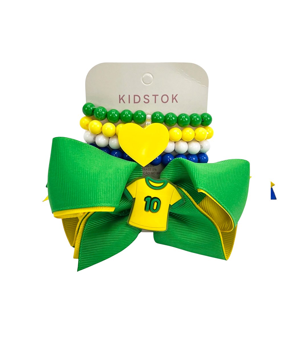Kit Bico de Pato c/ Pulseira Camisa 10 Copa - Kidstok