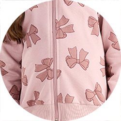 01 conjunto menina jaqueta e calca moletom lacos rovitex bege 3