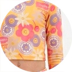 01 conjunto biquini menina floral emoji kamylus amarelo 8