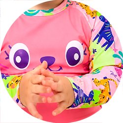 01 conjunto menina safari protecao uv kamylus rosa 3
