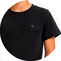01 camiseta menino malha trabalhada botao kidstok caramelo 3