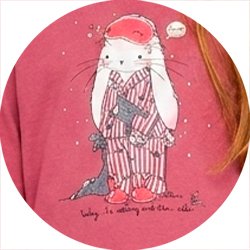01 pijama menina blusa e calca coelhinha brilha no escuro elian rose 4