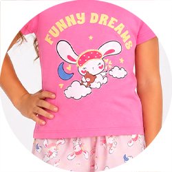 01 pijama menina coelho funny brilha no escuro angero rosa claro 3