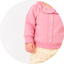 01 conjunto bebe menina blusao e calca moletom bordado mundi rosa claro g