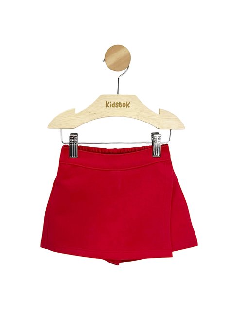 Short Saia Menina Liso Moletinho - Kyly