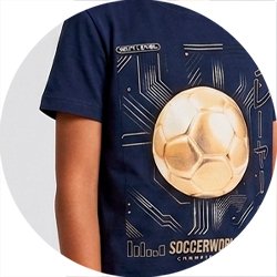 01 pijama menino camiseta e bermuda bola futebol angero azul petroleo 8