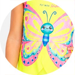 02 maio menina protecao uv borboleta kamylus verde limao 4