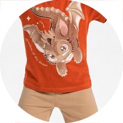 01 pijama menino camiseta e bermuda dragao brilha no escuro angero bege 8