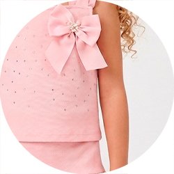 01 conjunto menina blusa e saia chloe laco angero goiaba 2